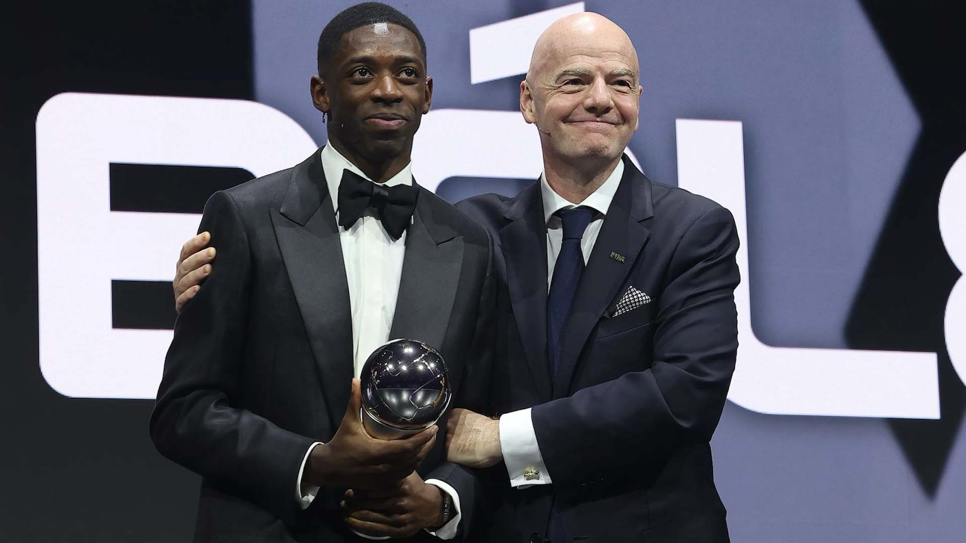 Dembele named world’s best footballer at FIFA awards 2025